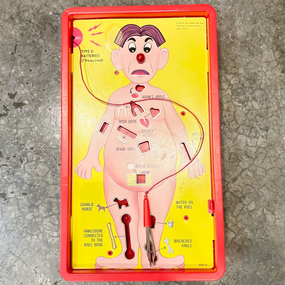 Vintage Game Operation 1965 Milton Bradley Skill Game Retro Toy - Picture 3 of 9